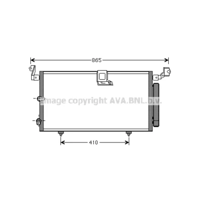 Bild av Kondensor, klimatanläggning AVA QUALITY COOLING TO5384D