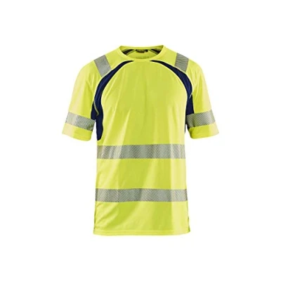 Bild av T SHIRT 3397 1013 VARSEL UV SK VARSELGUL/MARINBLÅ XXL Beijerbygg Byggmaterial