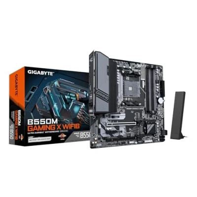 Bild av GIGABYTE B550M GAMING X WIFI6 motherboard Micro ATX socket AM4 AMD B550 Moderkort DDR4 RAM