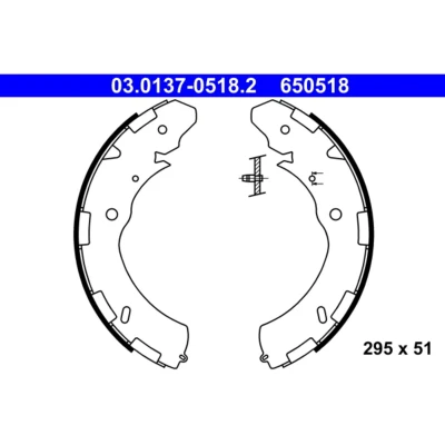 Bild av Bromsbackar, sats Ate 03.0137 0518.2