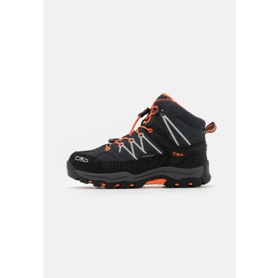 Bild av CMP Rigel MID Trekking WP Unisex Vandringskängor för barn, Storlek: 31, Antracite/flash orange Skinn och textil