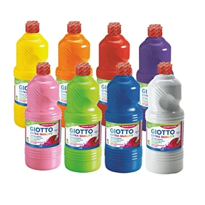 Bild av Omyacolor Gouache 1 liter, 8 färger