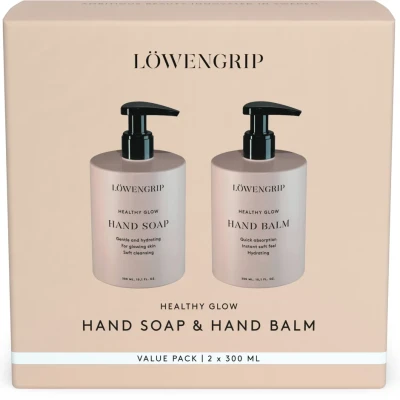 Bild av Löwengrip Healthy Glow Hand Soap &amp; Balm kit 2x300 ml 600