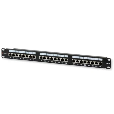 Bild av Techly 24 x RJ45 Cat.6, IEEE 802.3, 802.3ab, 802.3u, 10/100/1000Base T(X), Snabb Ethernet, Gigabit 1000 Mbit/s, RJ 45, Guld