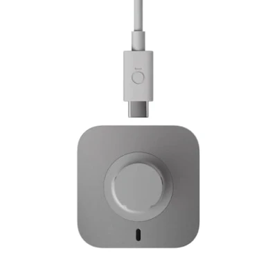 Bild av Oura ring 4 laddare grå storlek 9 laddningsstativ och USB C kabel Upp till 8 dagars batteritid för din anslutna