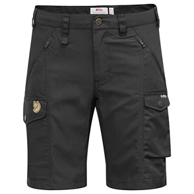 Bild av FJÄLLRÄVEN dam trekkingshorts Nikka böjd SVART 42 EU