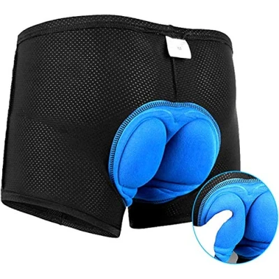 Bild av COTOP Cykelshorts män underkläder herr 3D vadderade cykelunderkläder shorts antislip, andas och adsorbent Svart L