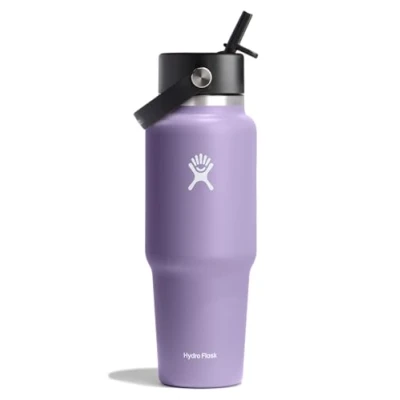 Bild av Hydro Flask 32oz / 946ml Wide Mouth Travel bottle + Flex Straw Cap Water