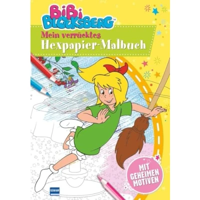 Bild av Bibi Blocksberg Mein verrücktes Hexpapier Malbuch: Malen mit geheime Motiven zum Ausmalen und Schraffieren