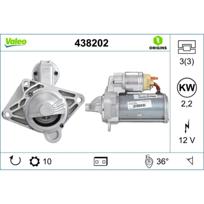 Bild av Startmotor VALEO 438202