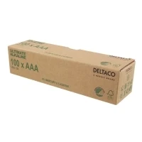 Bild av Deltaco Ultimate battery Nordic Swan ecolabelled 100 x AAA / LR03 Alkaline
