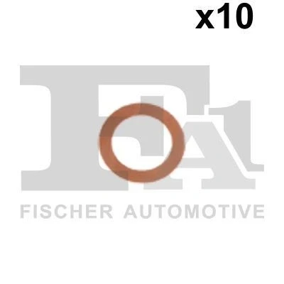 Bild av 10x FA1 076.810.010 Tätningsring 14mm 1mm A form Koppar MITSUBISHI: L200 III Pick up