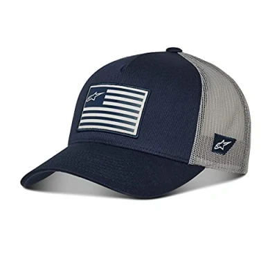 Bild av Alpinestars, Flagga Snapback, basebollkeps, marinblå/grå, en storlek, herr
