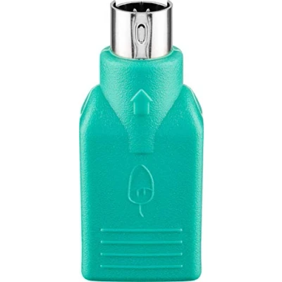 Bild av Wentronic USB adapter (A uttag till PS2 kontakt), 68919 GB, grön, 1 x