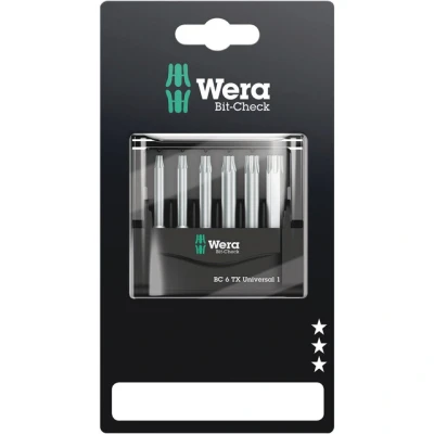 Bild av Wera Bit Check 6 TX Universal 1 SB