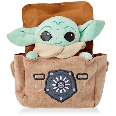 Bild av Simba 6315875807 Disney Mandalorian Grogu med Väska som Gosedjur att Gömma sig I, 25 cm, Från 0 månader