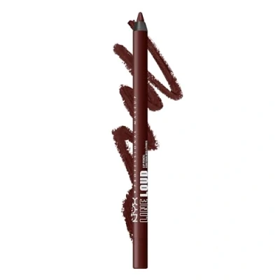 Bild av NYX Professional Makeup Lipliner, matt finish, kyss och färgfast samt torkfast, långvarig, Line Loud, 2 gör ett uttalande