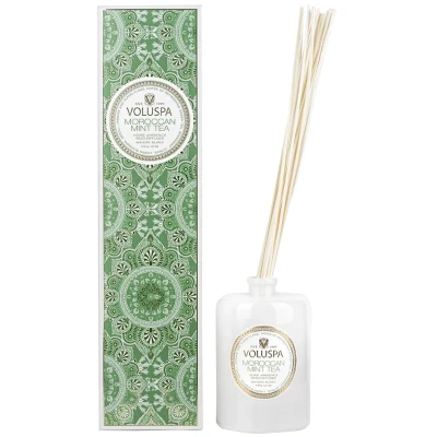 Bild av Voluspa REED Diffuser Moroccan MINT TEA 177ML Rumsdofter, Storlek: 177 ml, White