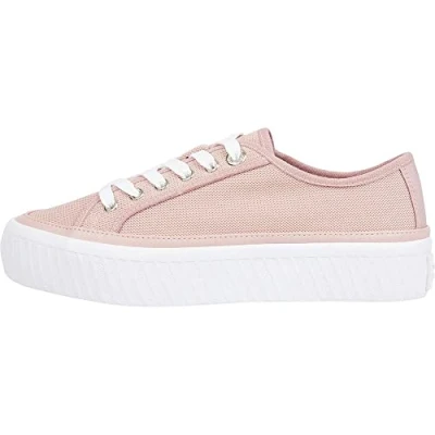 Bild av Tommy Hilfiger Vulkaniserad sneaker för kvinnor, Lugnande rosa, 40 EU