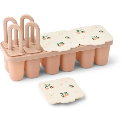 Bild av LIEWOOD Kaimen Food &amp; Ice Pop Tray Isformar Peach / Sea Shell H12,5 x W7,5 L23 cm