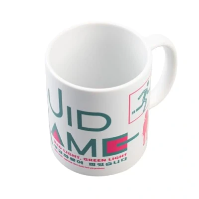 Bild av Grupo Erik Ceramic Mug Squid Game 35 cl / 350 ml 11.8 oz 3.9 x 3.2 inches 10 8 cm Coffee Mug, Tea Cool Mugs Netflix Merchandise
