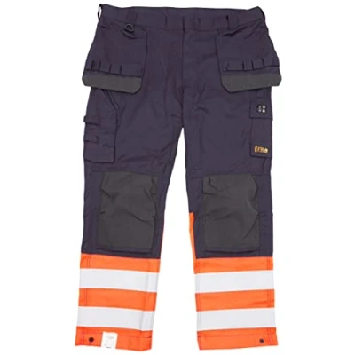 Bild av BYXA 1489 1513 MULTINORM INHER MARINBLÅ/VARSELORANGE C50 Beijerbygg Byggmaterial