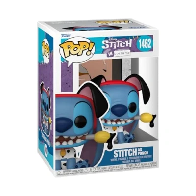 Bild av Funko POP! Disney: Stitch Kostym 101 Dalmatiner PONGO Lilo &amp; Samlingsbar vinylfigur Presentidé Officiell Merchandise Leksaker för barn och vuxna Filmfans