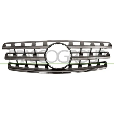 Bild av BLIC 6502 07 3538994P Calandre chrome, noir MERCEDES BENZ: Classe ML