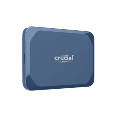 Bild av Crucial X10 8TB Bärbar Externa SSD Upp till 2100MB/s, USB C 3.2 Gen2, IP65 Vatten och dammbeständig, Solid State diskar, Matt blå CT8000X10SSD9 02
