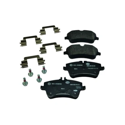 Bild av HELLA 8DB 355 018 331 Jeu de plaquettes frein préparé pour indicateur d&#039;usure avec vis d&#039;étrier accessoires
