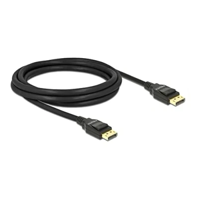 Bild av Delock KB000432 Displayport 1,2 hane till hankabel, svart