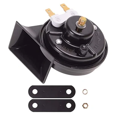 Bild av Evermotor Hupe 12 V volym universal horn signalhorn motorcykel bilslunga för bilar och motorcyklar 500 Hz 118 dB E Mark godkänd