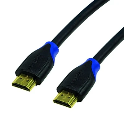 Bild av LogiLink CH0067 HDMI anslutningskabel, standard: High Speed med Ethernet för upplösningar upp till 4096 x 2160, Ultra HD och 3D svart, 15 m