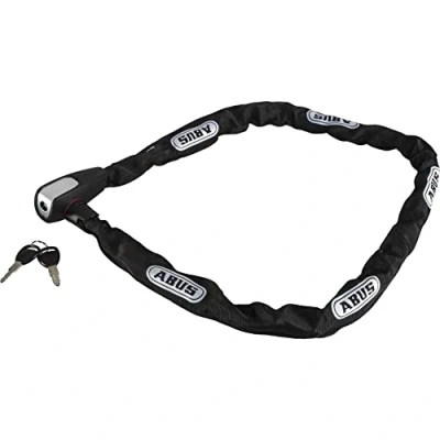 Bild av ABUS Catena 6806K/110 Chain with integrated lock nyckel svart