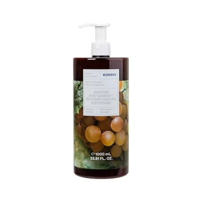 Bild av Korres SANTORINI GRAPE vitaliserande duschgel i XXL storlek, med läcker doft av fruktiga druvor, jumbo vegansk, 1 l