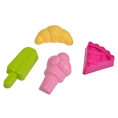 Bild av Androni 107102507 Sandformar Set Sötsaker 4 Formade som Sötsaker, 10 14 cm, Från 12 Månader, Tillverkat i Italien