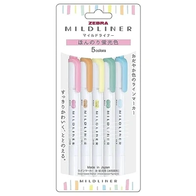 Bild av ZEBRA fluorescerande penna Mildliner [parallellimportvaror] (Slätt fluorescent) WKT7 5C N