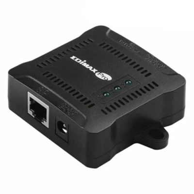 Bild av Edimax GP 101ST IEEE 802.3 at Gigabit PoE+ splitter med justerbar utgångsspänning på 5 V DC, 9 12 DC