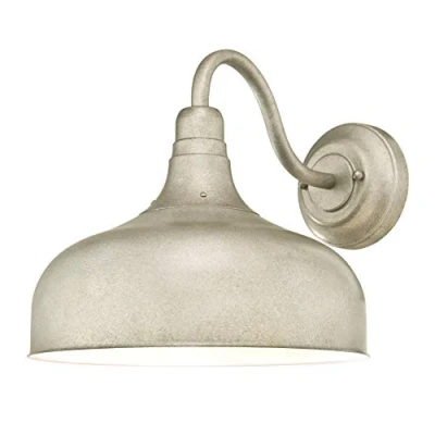 Bild av Westinghouse Lighting 63155 Ikarus en lampa dimbar LED väggfäste utomhus, väderbent stålfinish, glas, 15 W