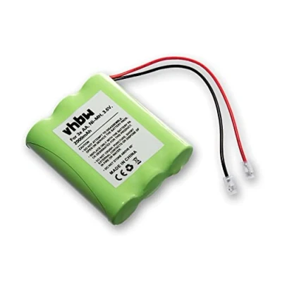 Bild av vhbw 3 x AA sött batteri för olika enheter (2 000 mAh, 3,6 V, NiMH)