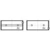Bild av KOLBENSCHMIDT 77127608 Kit de coussinet vilebrequin PEUGEOT: 205 II 3/5 portes, Cabriolet, 106 CITROËN: C15 Break