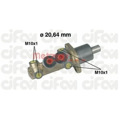 Bild av METZGER 202 059 Maître Cylindre 4 20,6 CIFAM PEUGEOT: 205 II 3/5 portes, I 106 RENAULT: CLIO 1, Rapid, MEGANE 1