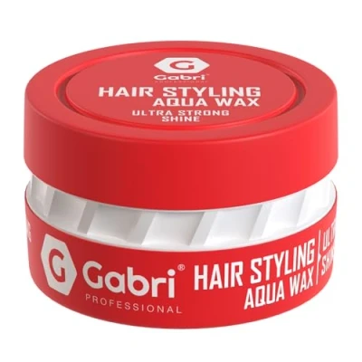 Bild av Gabri Hair Styling Wax 150 ml hårstylingvax hårgelvax Edge Control Maximal kontroll och lång hållbarhet hårvax för män kvinnor (Ultra stark glans, (1 pack)