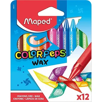 Bild av Maped Crayons Colour&#039;Peps Wax, 12 stycken, M861011