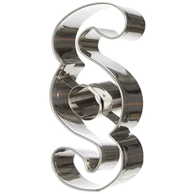 Bild av Städd gjutform, rostfritt stål, silver, 7,5 x 3,5 höjd 2 cm
