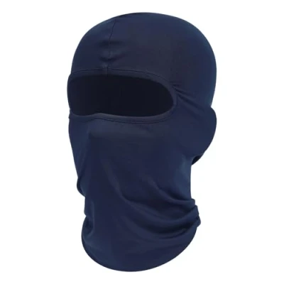 Bild av Fuinloth Balaclava ansiktsmask, kylande halsduk för sommaren, UV skydd motorcykel och skidduk män/kvinnor Mörkblå
