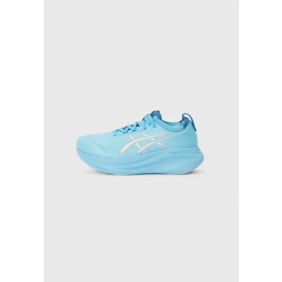 Bild av Asics GEL Nimbus 27 Väglöparskor, Storlek: 35.5, Stillwater/cream Textil/syntet