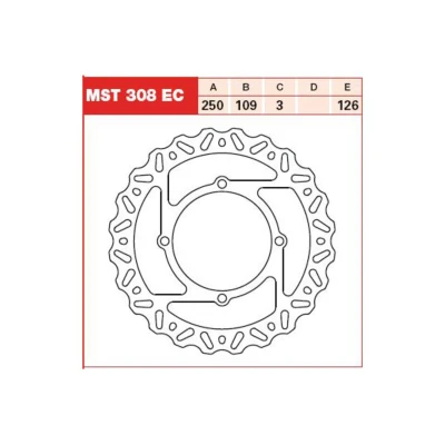 Bild av Bromsskiva TRW MST308EC