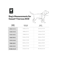 Bild av Hurtta Casual Y harness 45 55 cm ruby