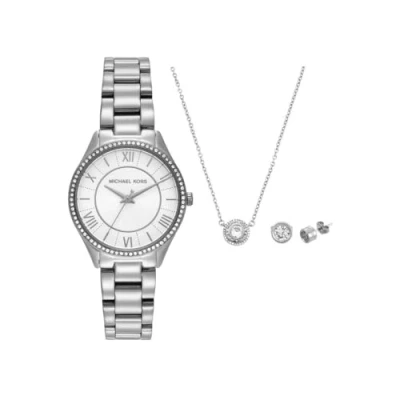 Bild av Michael Kors Lauryn SET Halsband silvercoloured, Storlek: One Size, Silver coloured